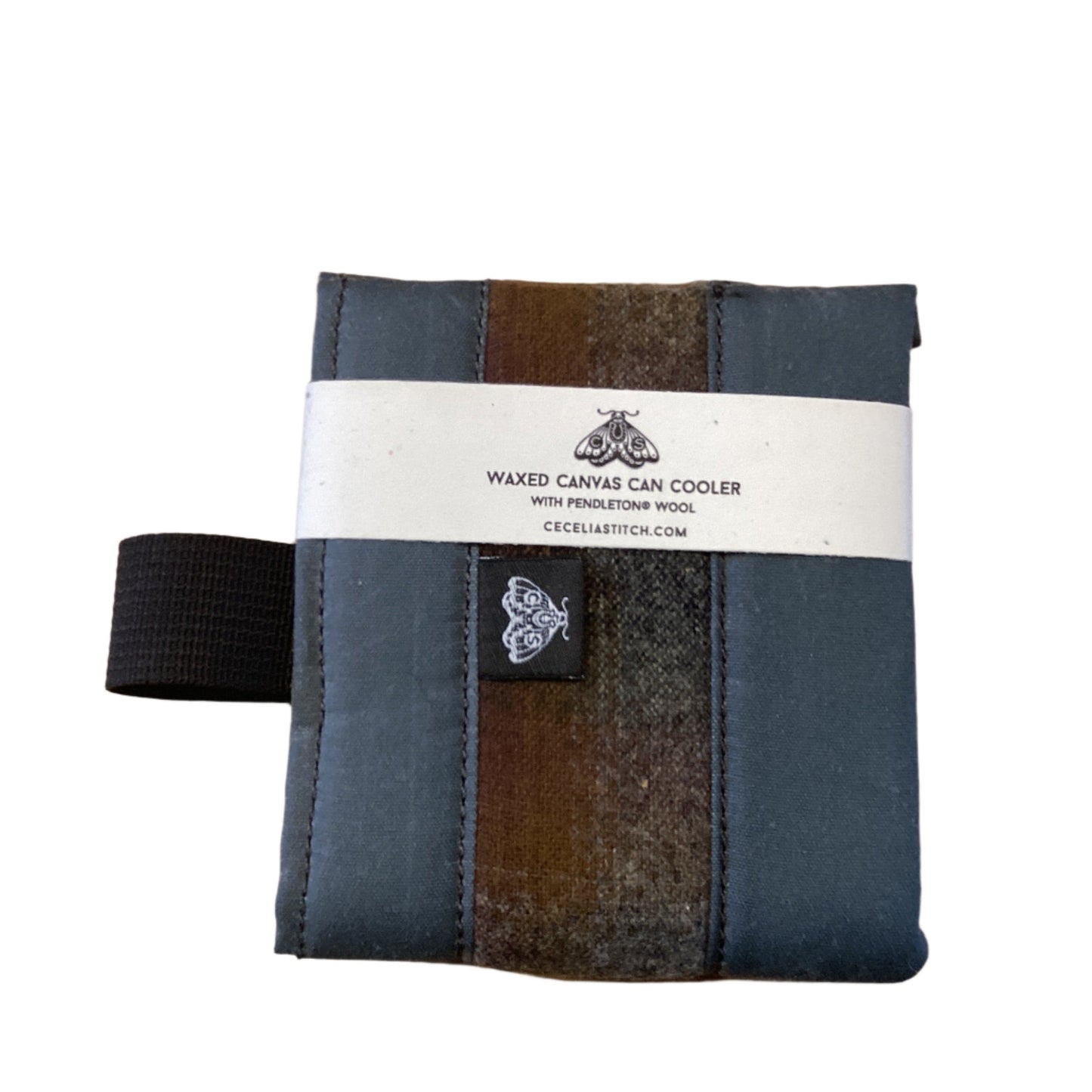 Pendleton & Waxed Canvas Koozie - Slate