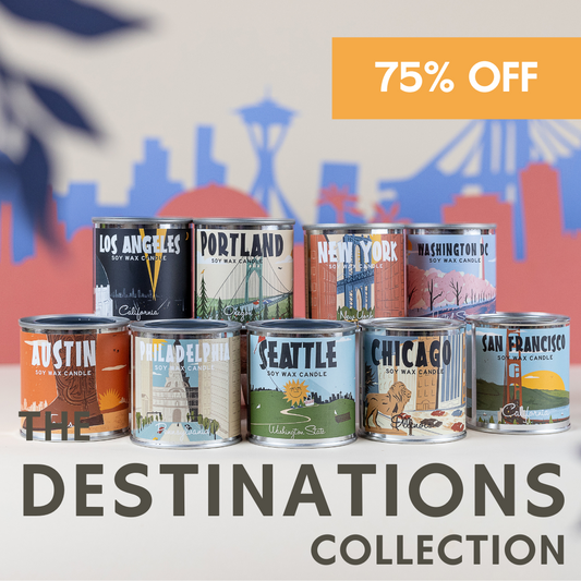 Choose Your Dented Destinations Candle
