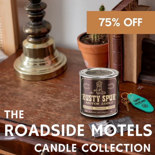 Choose Your Dented Motels Candle