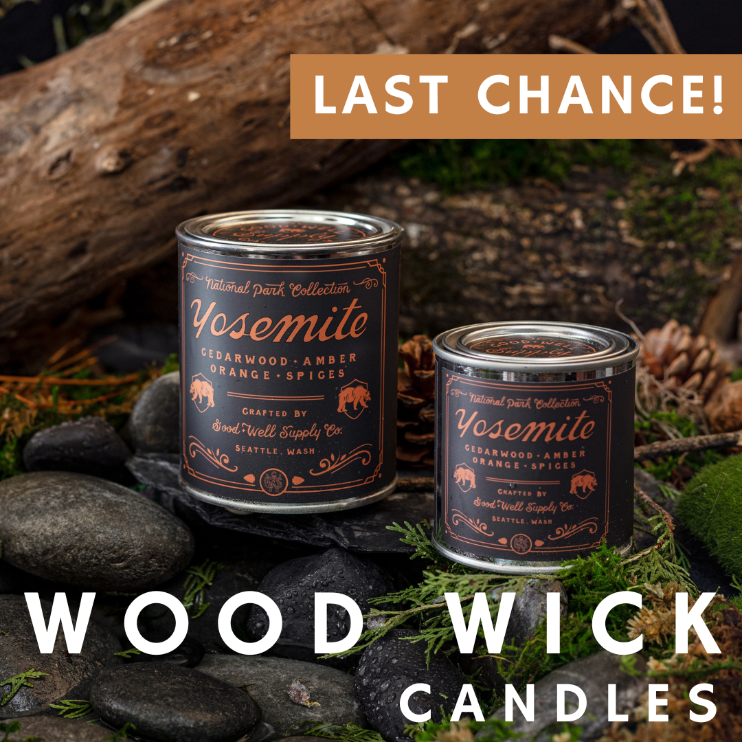 LAST CHANCE Wood Wick National Park Candle