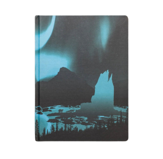 Arctic Ice Dark Matter Hardcover Notebook