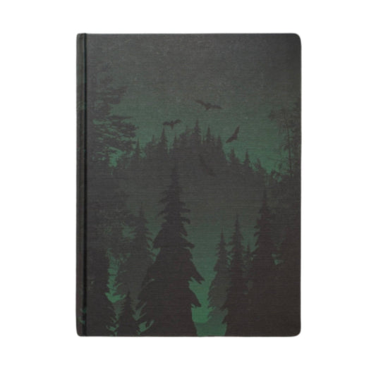Evergreen Forest Dark Matter Hardcover Notebook