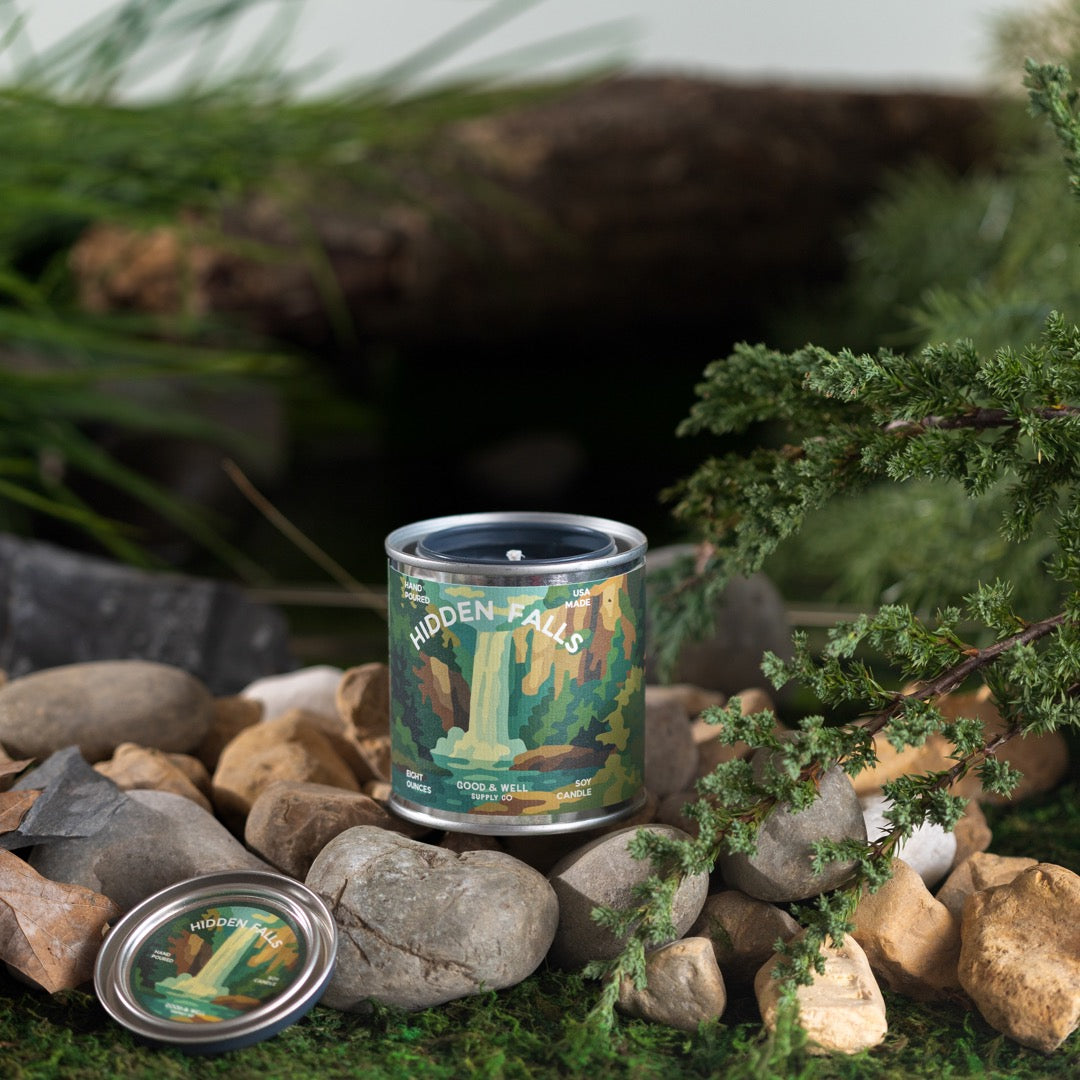 Hidden Falls Half Pint Candle