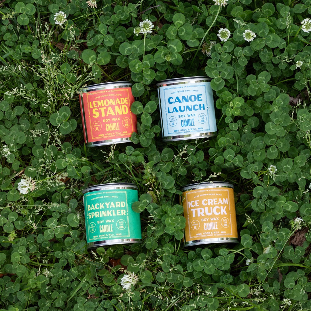 Backyard Sprinkler Soy Candle
