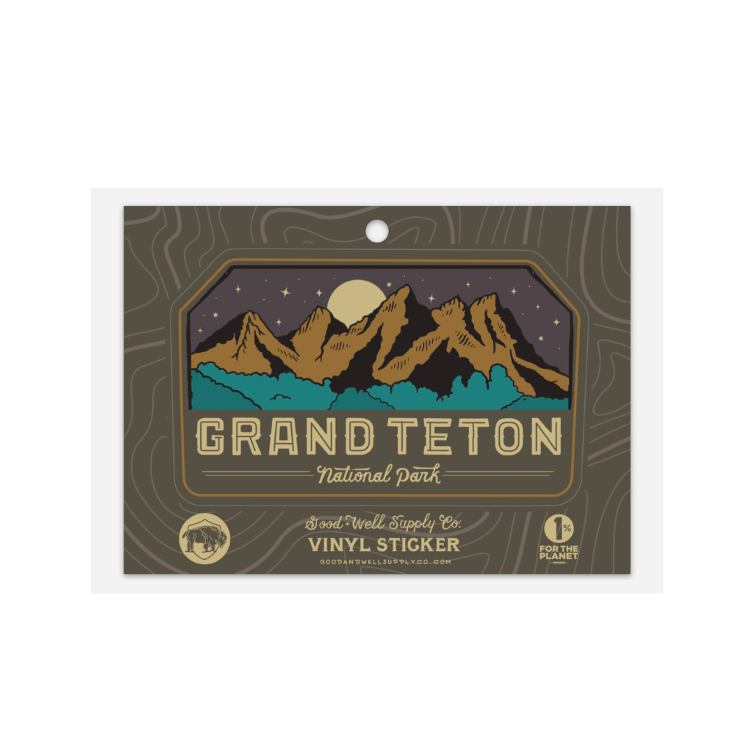 Grand Teton National Park Vinyl Sticker