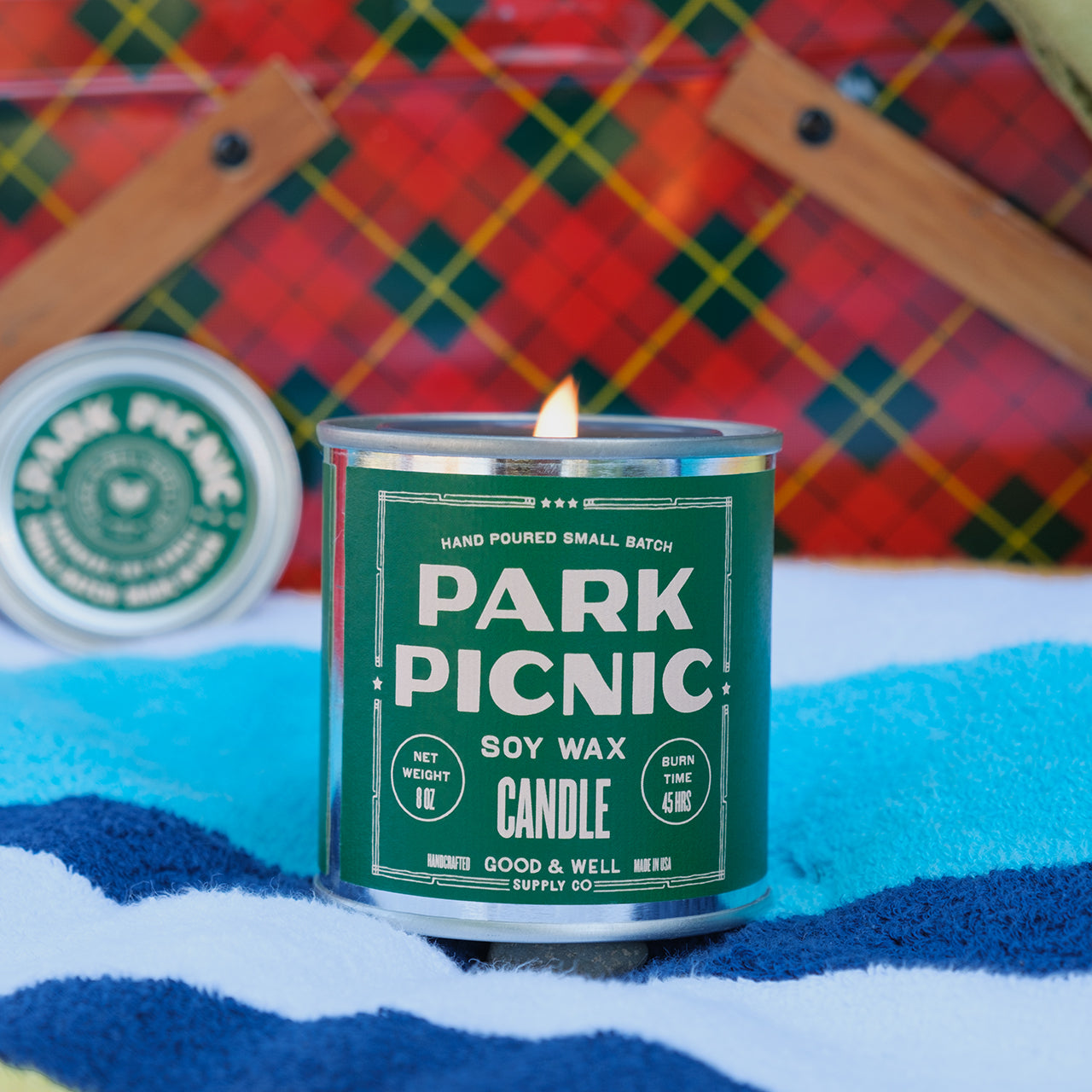 Park Picnic Happy Place Candle