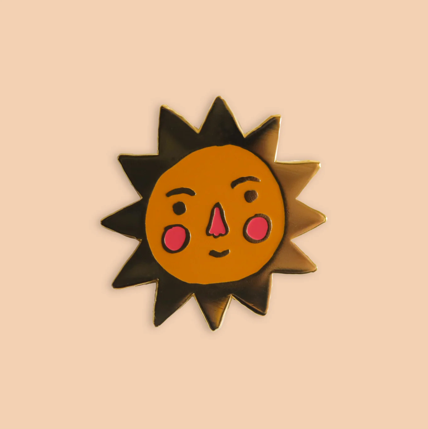 Sun Enamel Pin