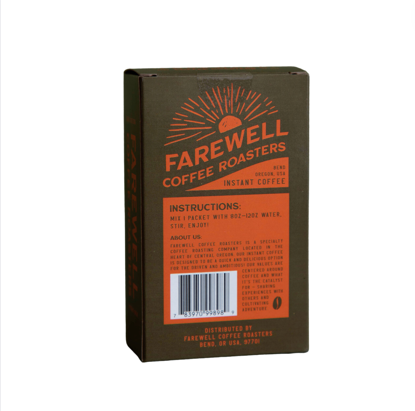 Farewell Coffee Roasters Instant Coffee