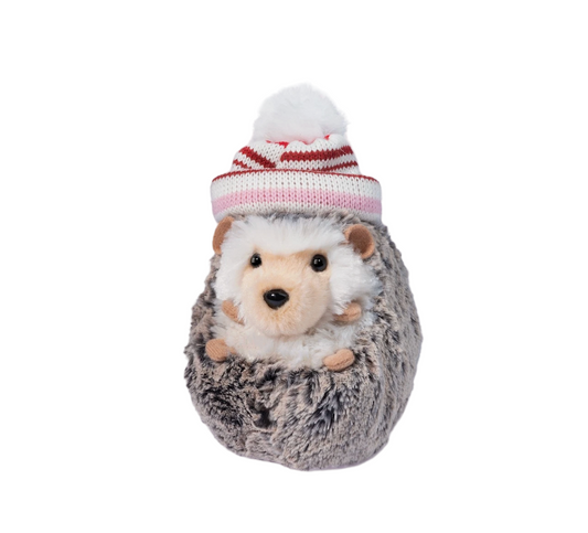 Spunky Hedgehog with Winter Hat