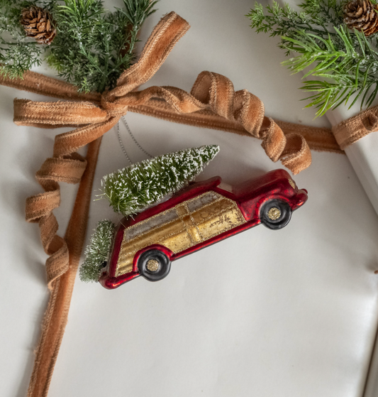 Red Woody Ornament