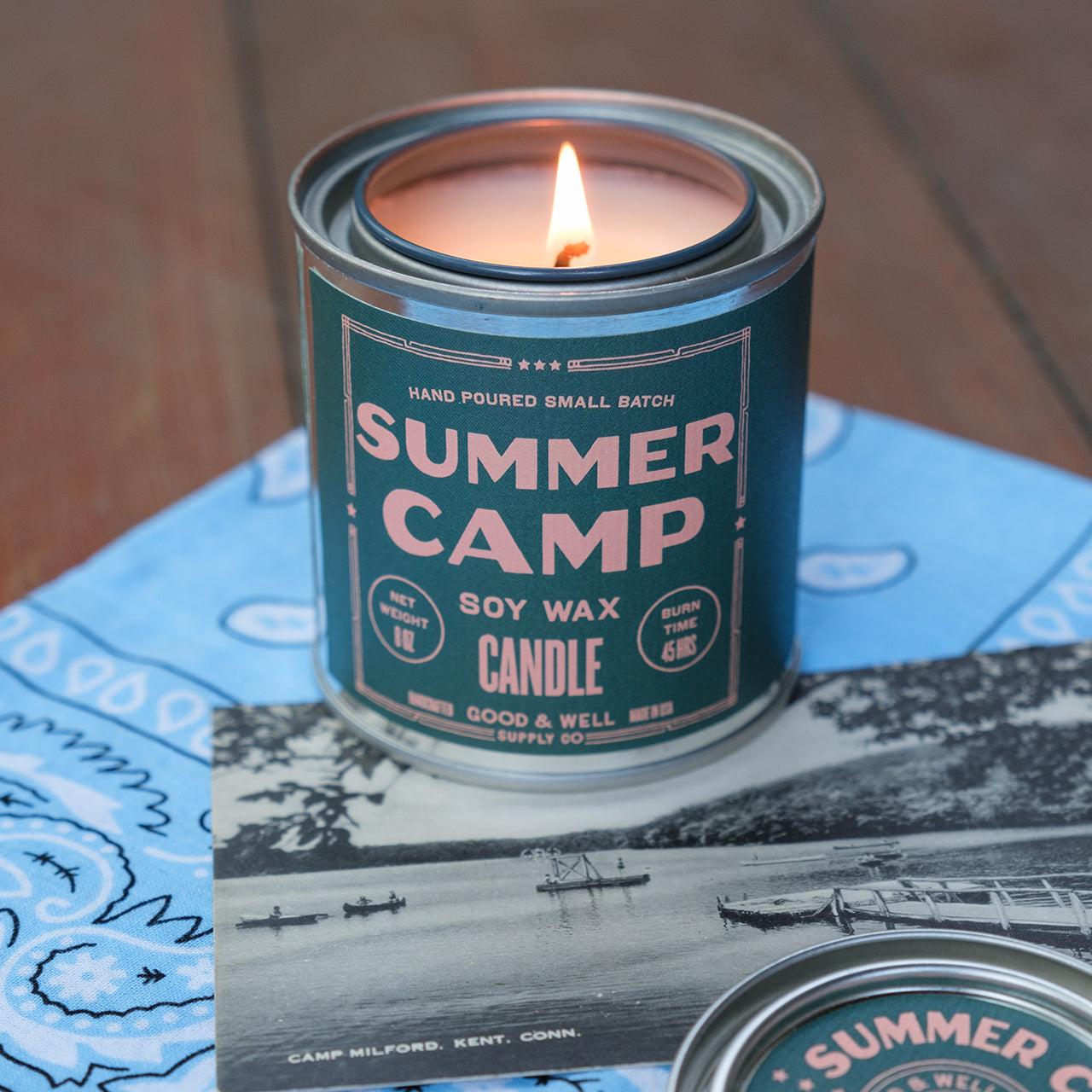 Summer Camp Happy Place Candle