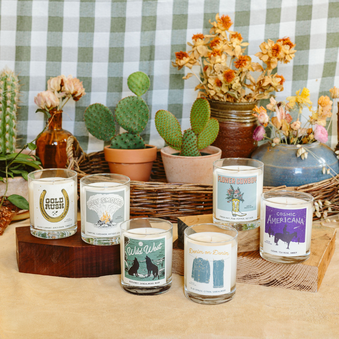 Denim on Denim Wild West Candle