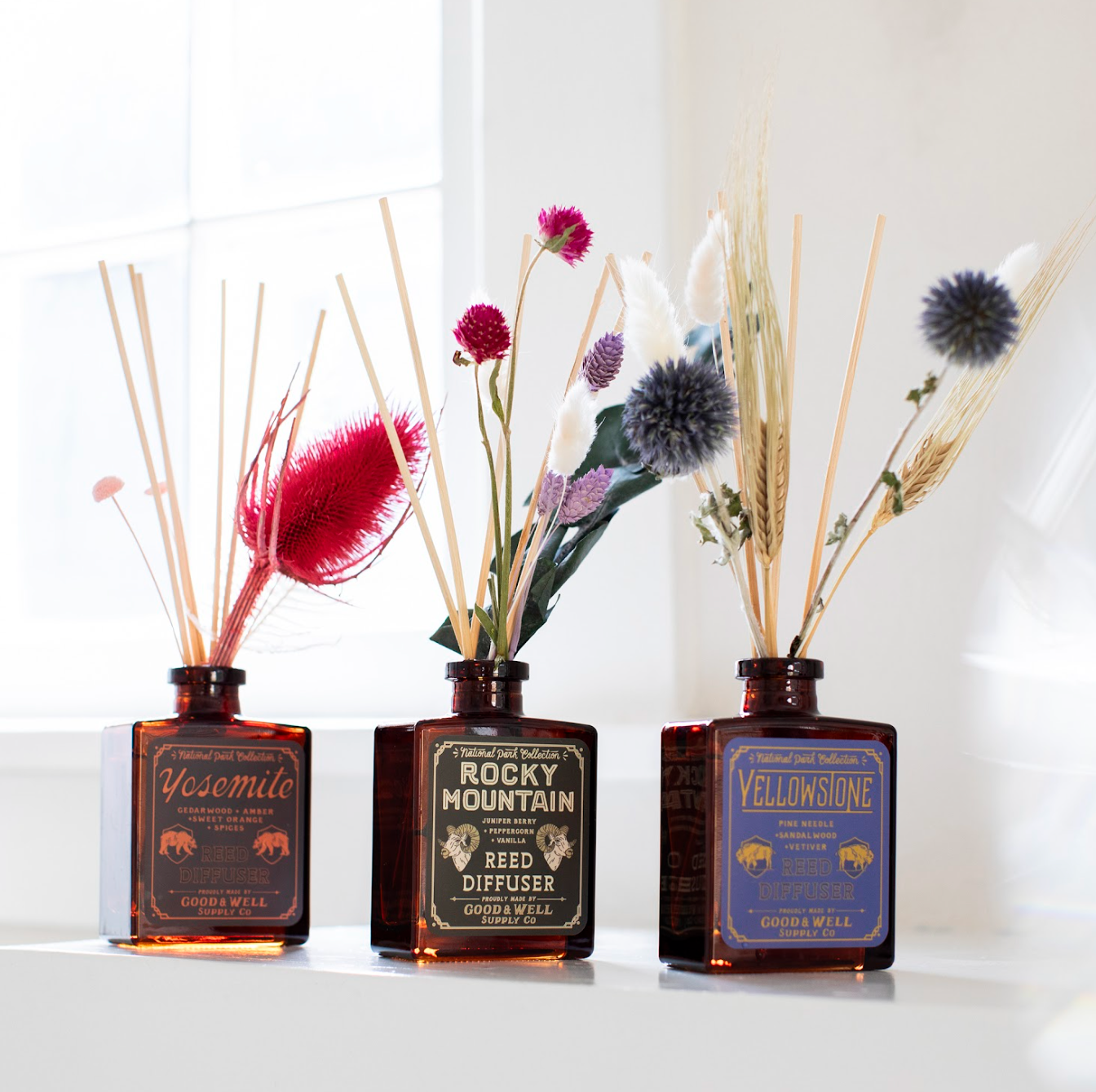 Yellowstone National Park Floral Reed Diffuser