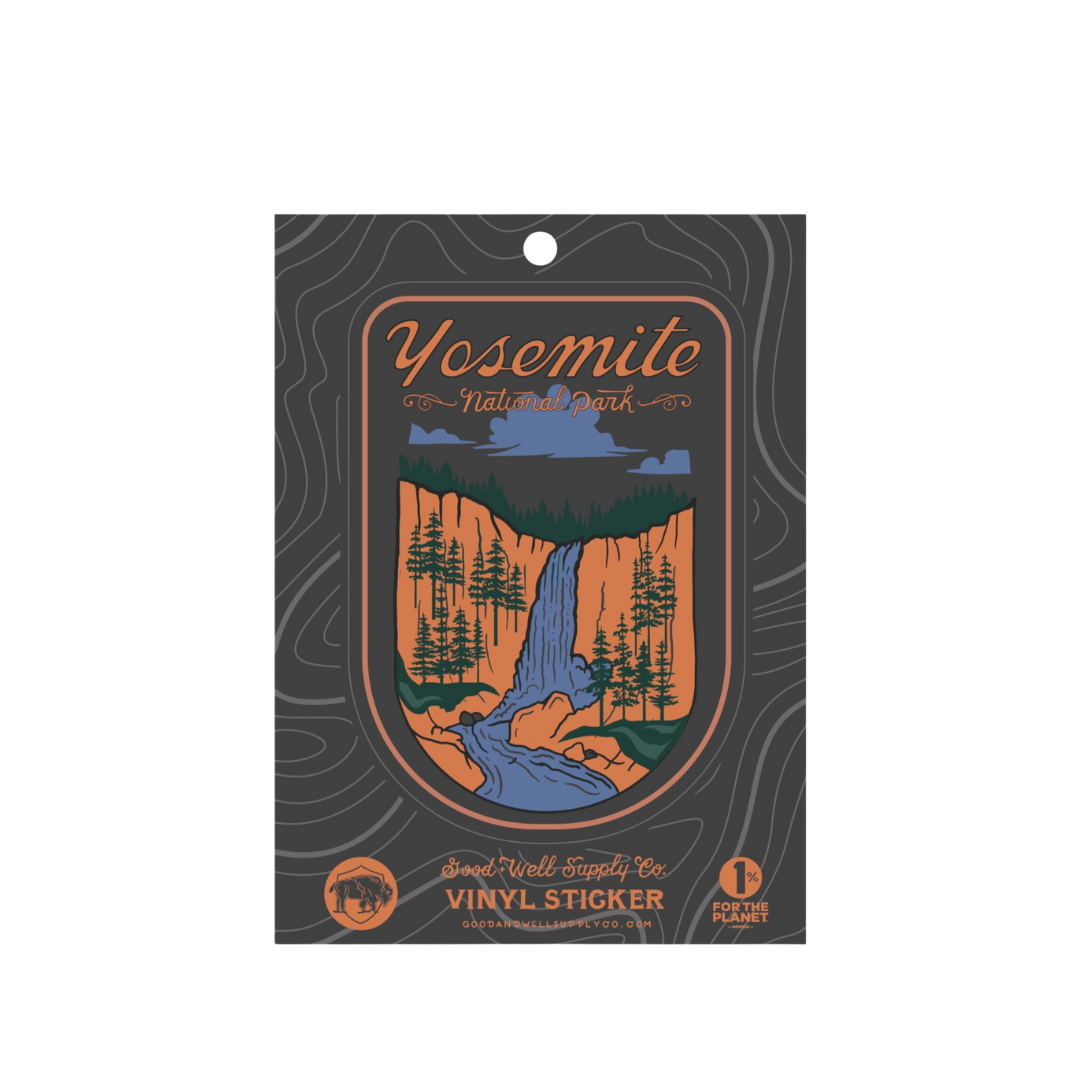 Yosemite National Park Vinyl Sticker