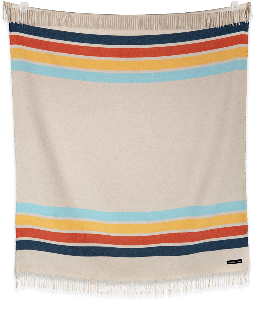 Wool Camping Blanket - Coast