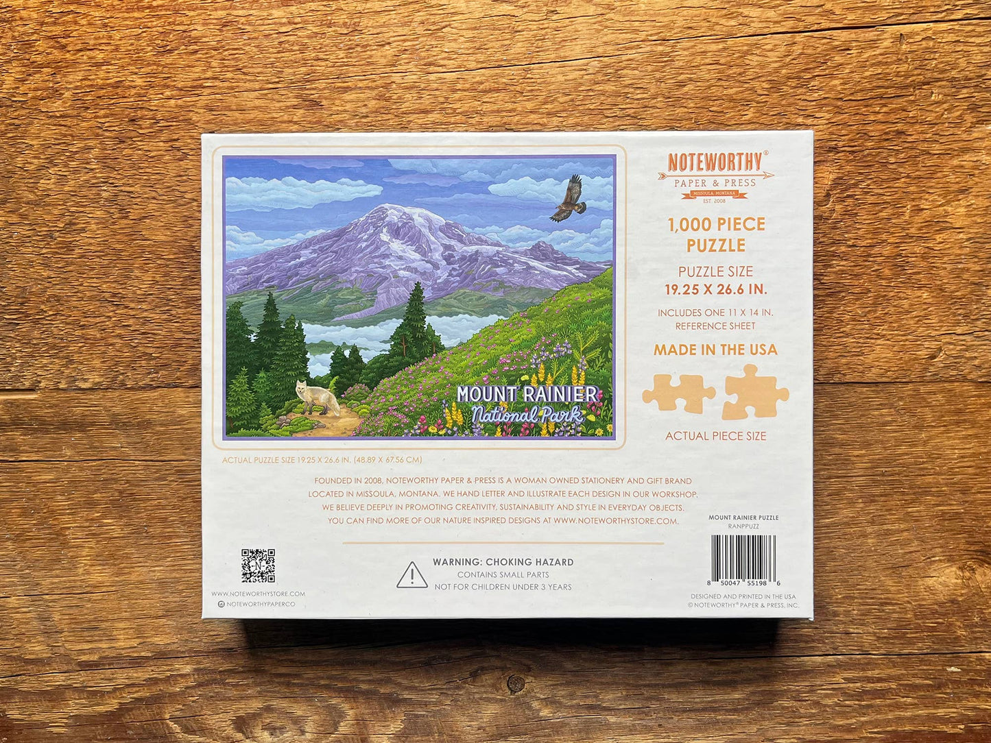 Mount Rainier National Park Puzzle