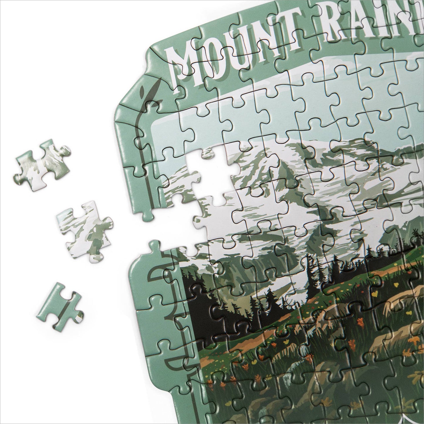 Mount Rainier National Parks Mini Puzzle