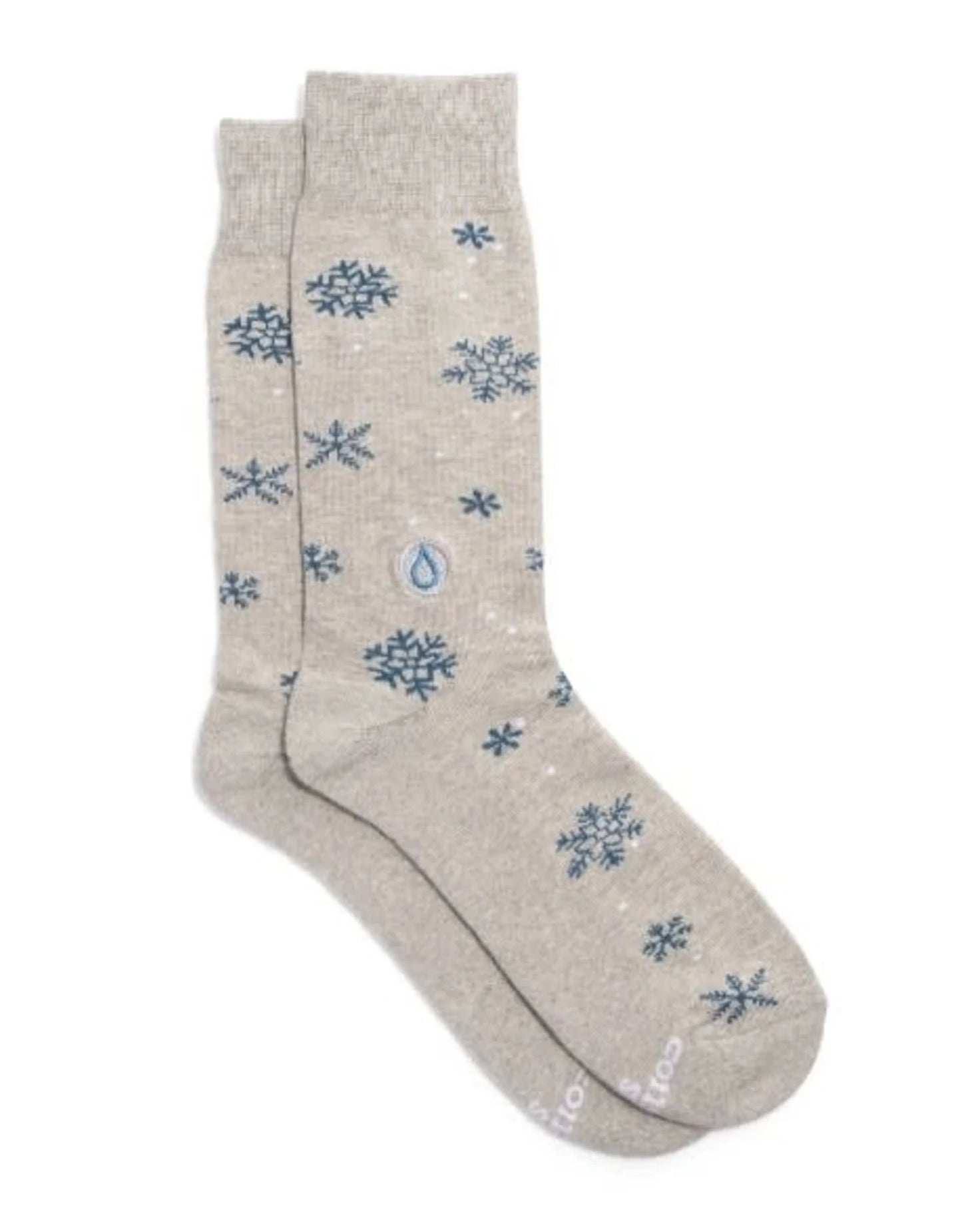 Snowflake Socks that Give Water