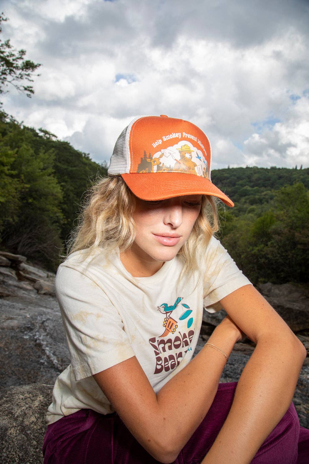 Terracotta Help Smokey 5-Panel Trucker Hat