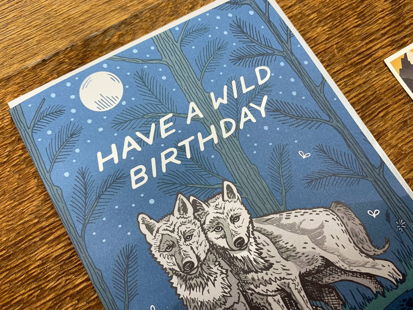 Wild Wolves Birthday Card