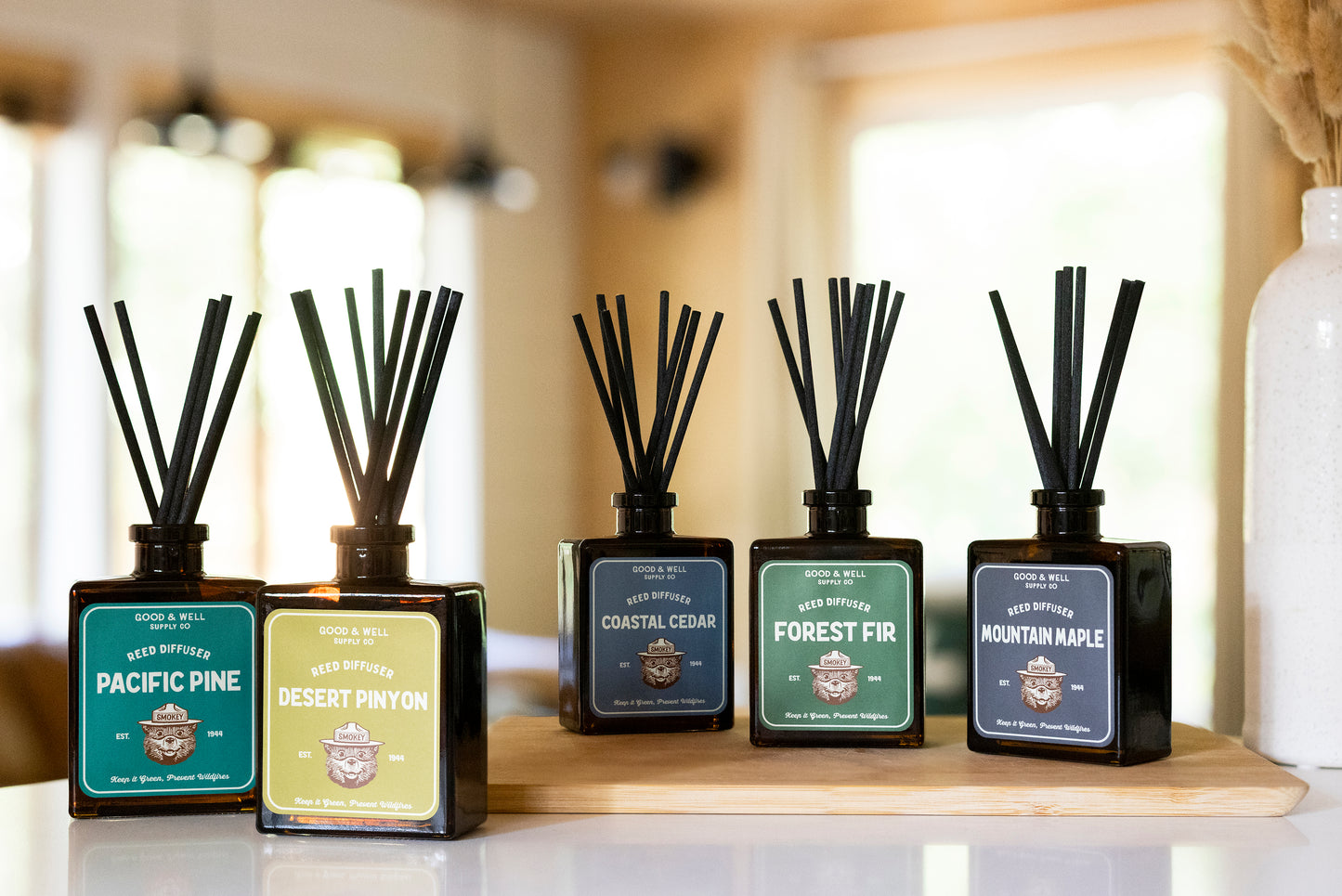 Pacific Pine Smokey Bear Reed Diffuser
