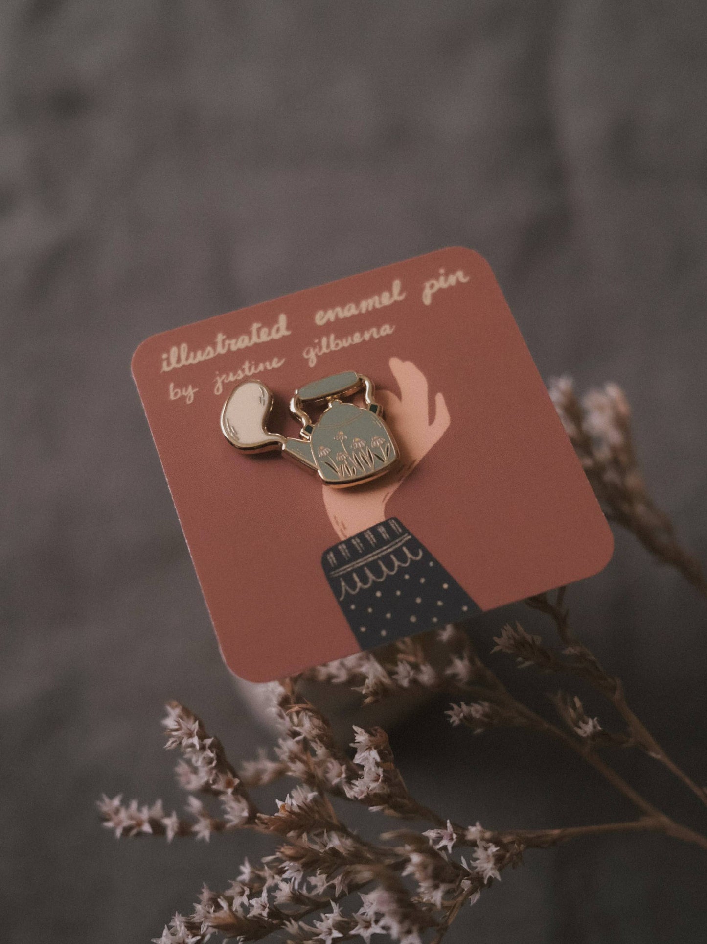 Tea Kettle Enamel Pin