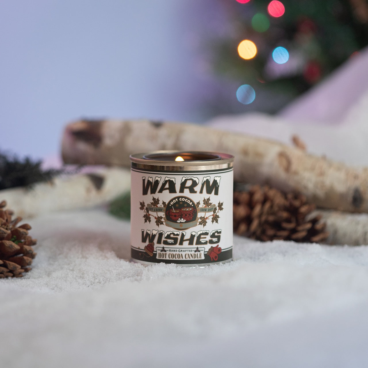 Warm Wishes Hot Cocoa Holiday Candle