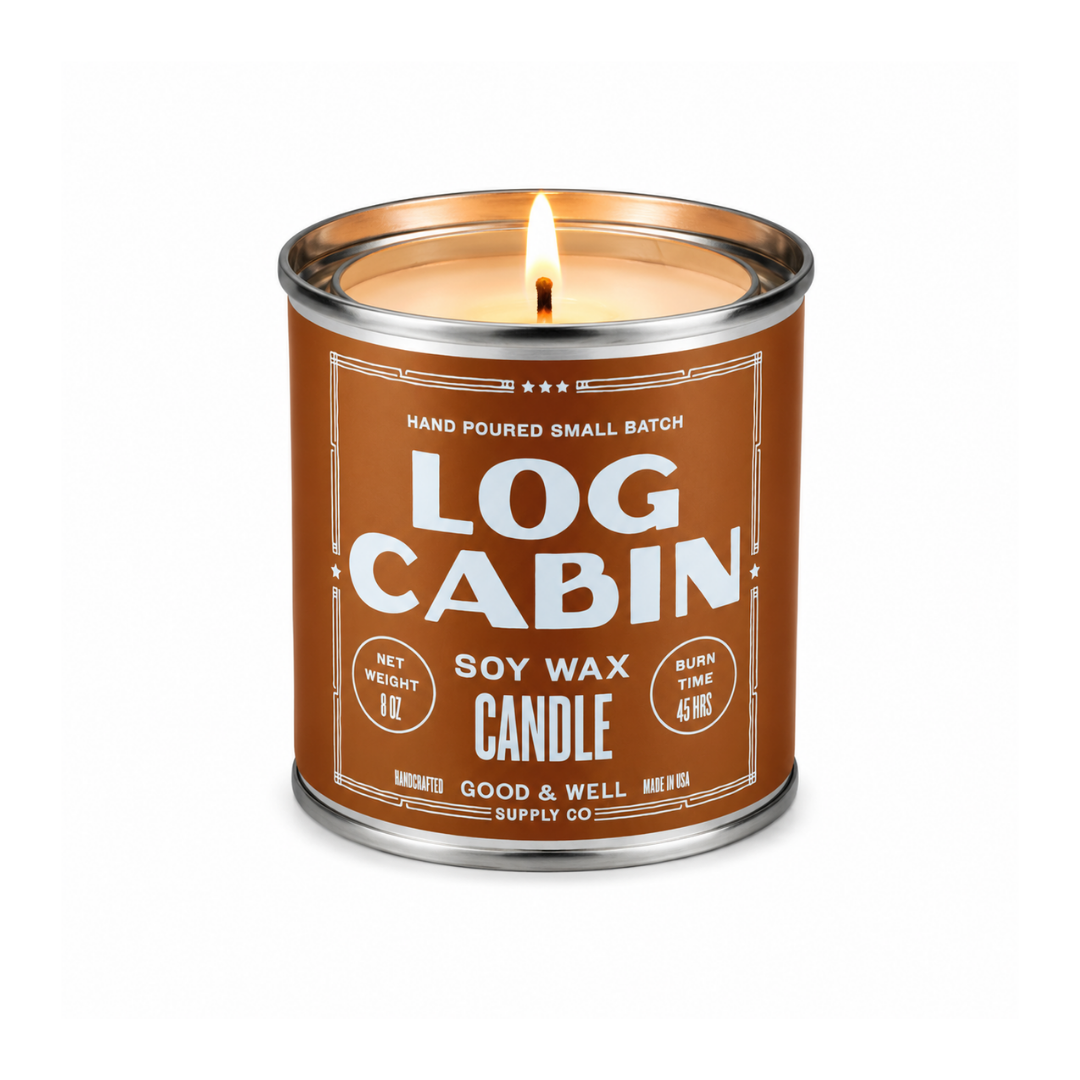Log Cabin Soy Candle