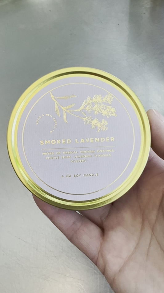 Smoked Lavender Candle