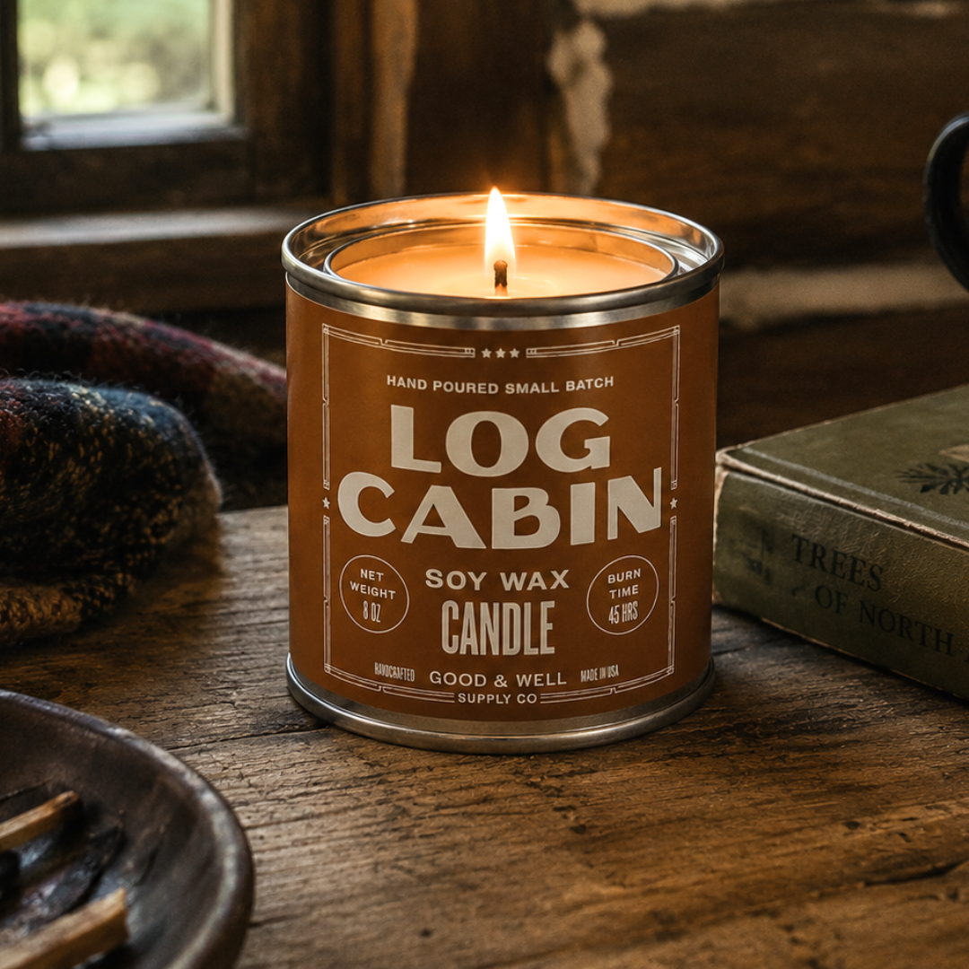 Log Cabin Soy Candle