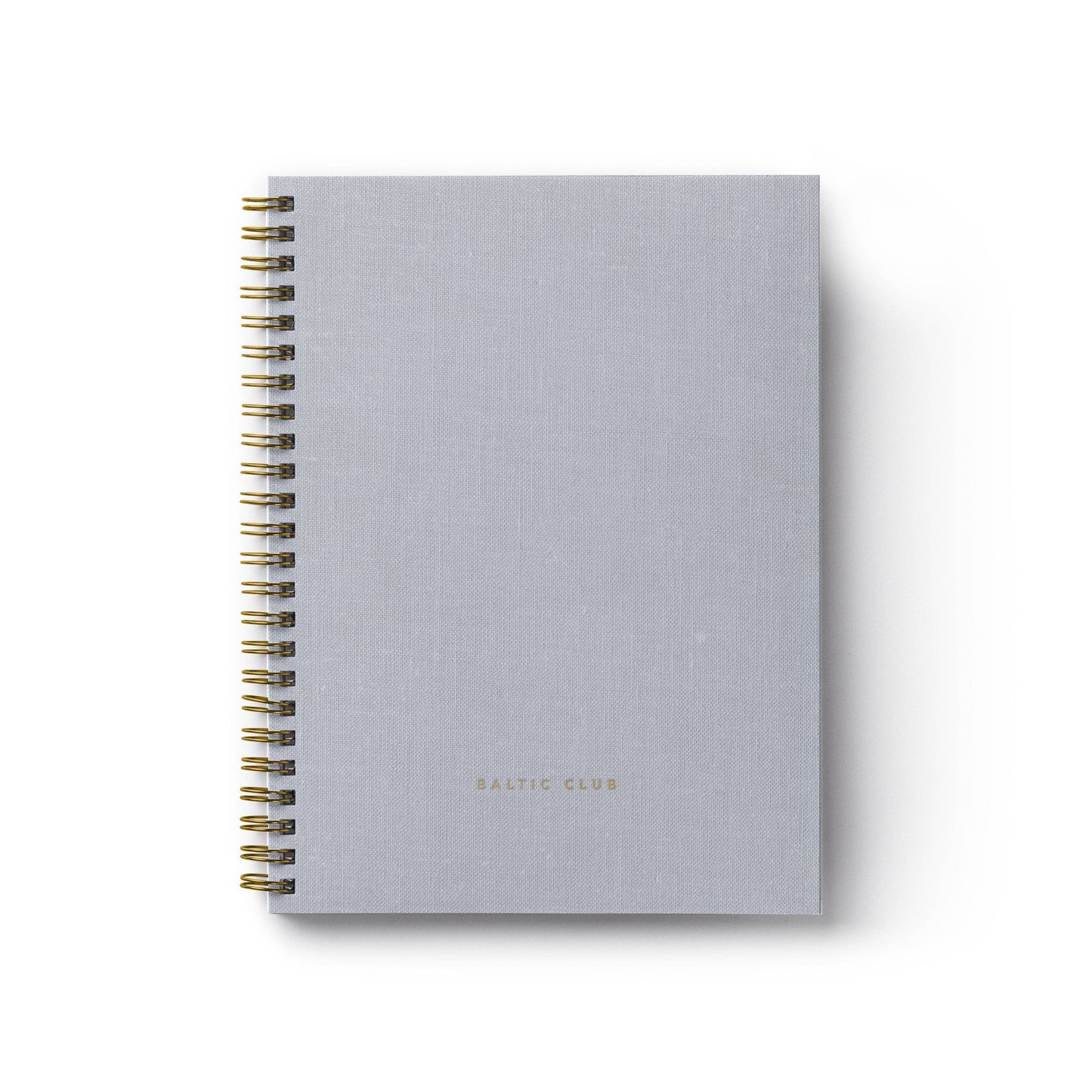 Grey Cloth Spiral Notebook