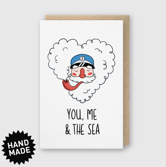 You Me and the Sea Greeting Card