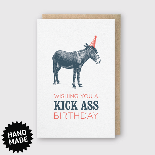 Kick Ass Birthday Greeting Card