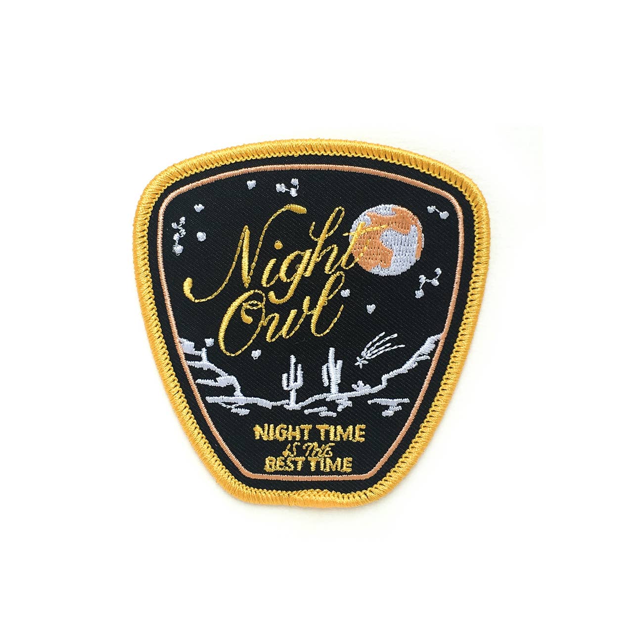Night Owl Embroidered Patch