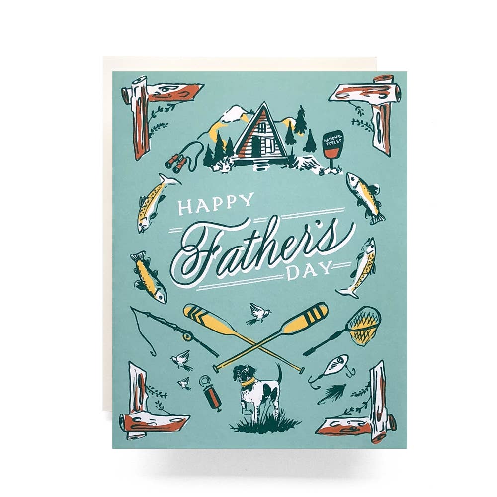 Outdoorsman Father's Day Greeting Card