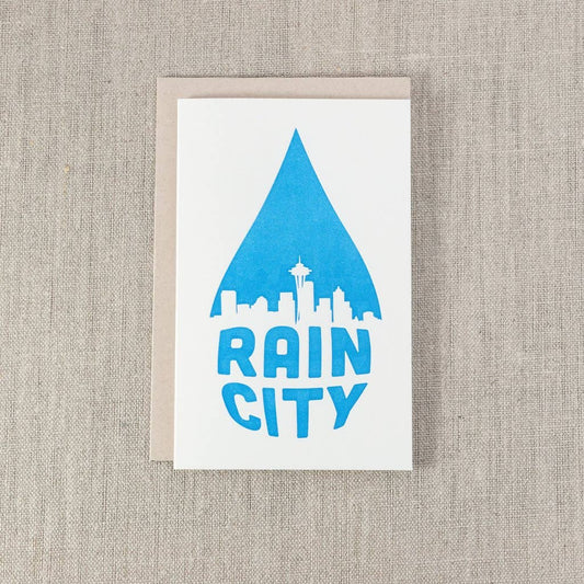 Rain City Greeting Card