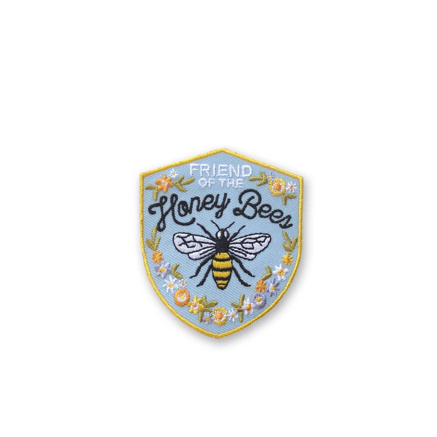 Honey Bee Embroidered Patch