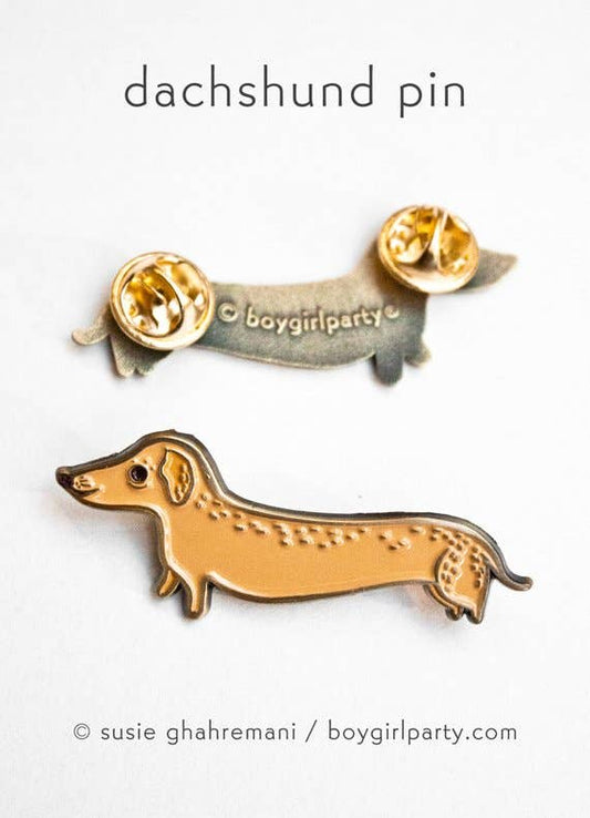 Dachshund Enamel Pin