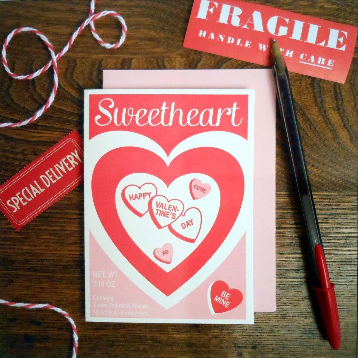 Sweetheart Candies Valentine Greeting Card