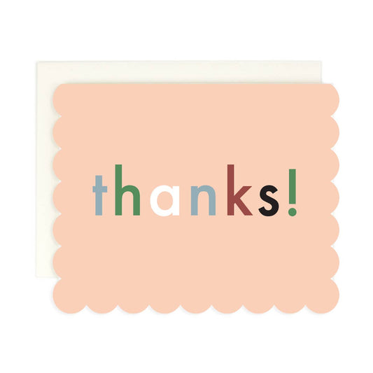 Thanks Card Boxed Set of 8