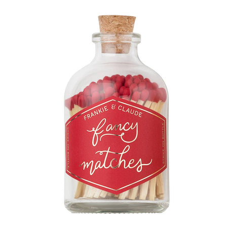 Red Small Match Jar  Good & Well Supply Co