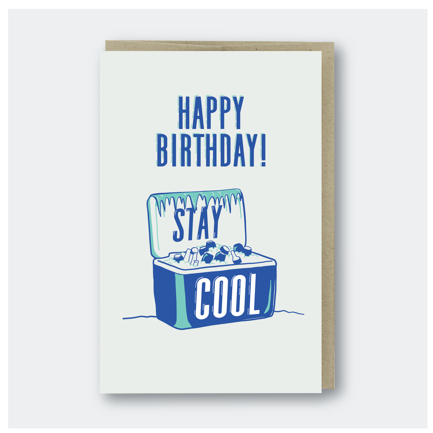 Happy Birthday Cooler Greeting Card