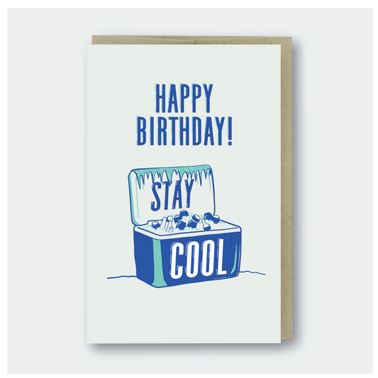 Happy Birthday Cooler Greeting Card