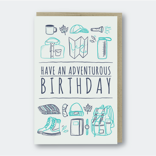 Adventurous Birthday Greeting Card