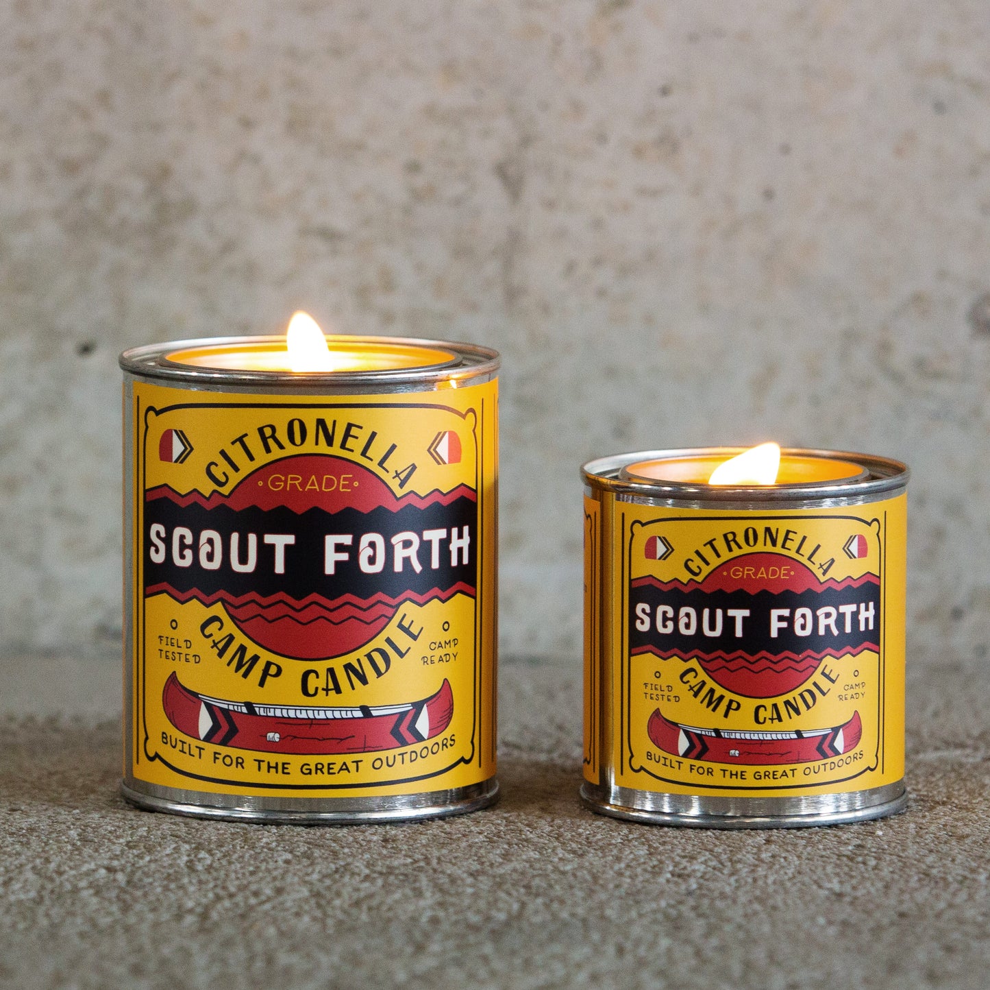 Scout Forth Citronella Camp Candle