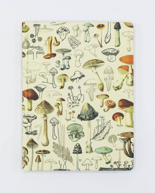 Woodland Mushrooms Hardcover Notebook