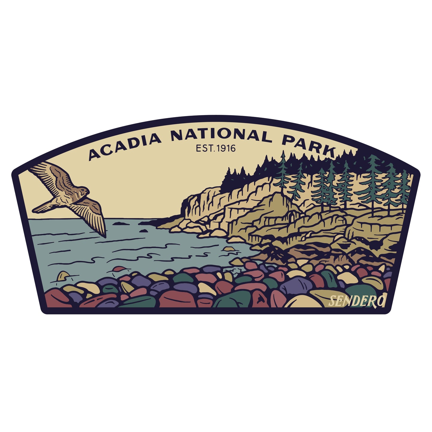 Acadia National Park Sticker