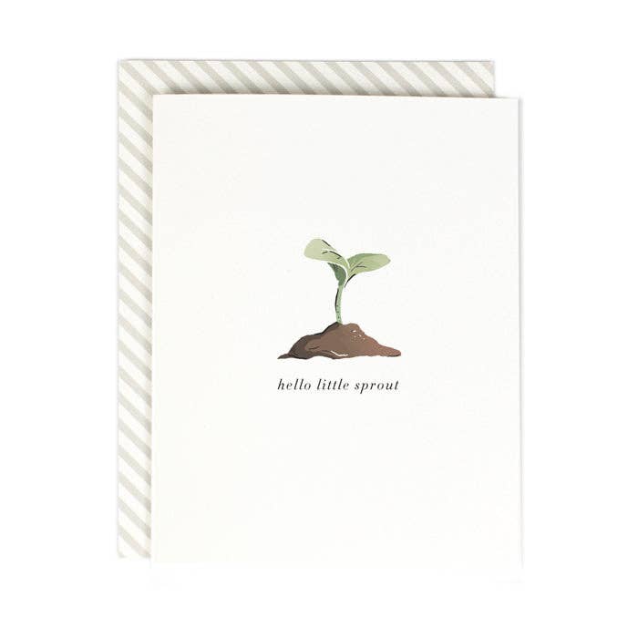 Hello Little Sprout Card