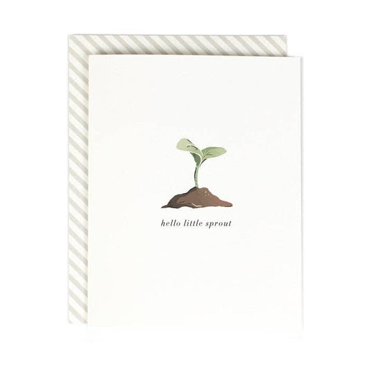 Hello Little Sprout Greeting Card