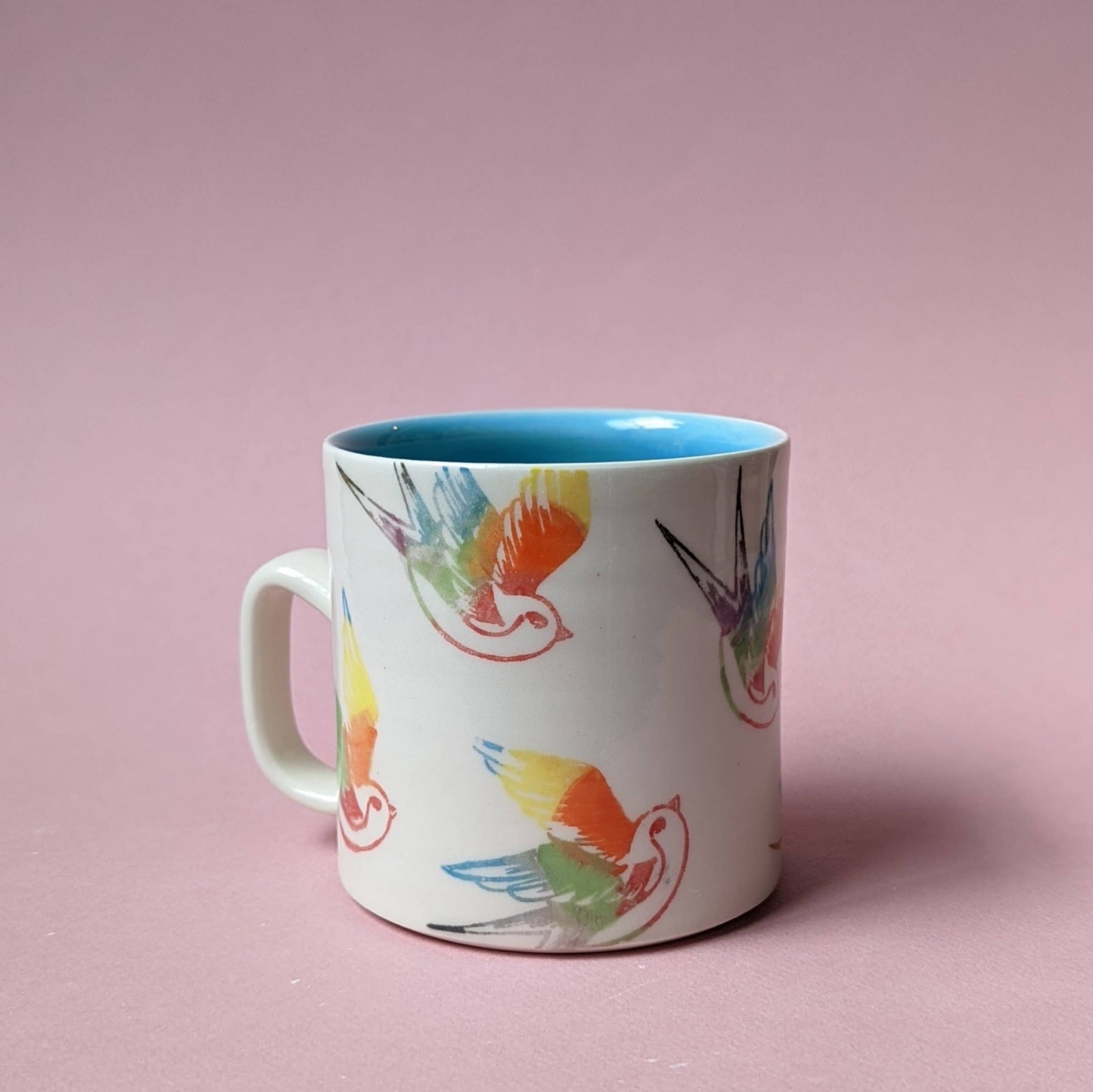 Rainbow Pride Bird Mug - City in Bloom